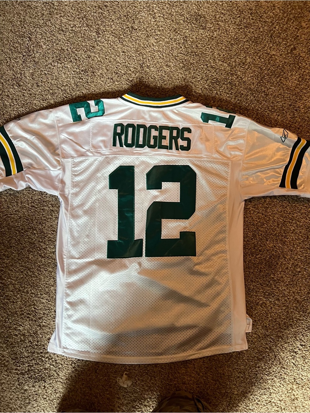 Aaron Rodgers Packers Reebok On Field Jersey 48 Super Bowl XLV #12